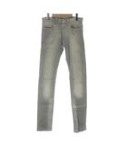 ディオール Dior 09SS アワーズオブライトデニム Hours of Light Denim クリス期 ジーンズ デニムパンツ スキニー ダメージ加工 26 グレー 9S3112221098 /MW ■GY19