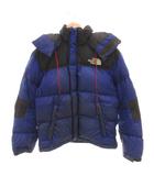 ザノースフェイス THE NORTH FACE SUMMIT SERIES 700FIL バルトロ ダウンジャケット ロゴ 比翼 S 青 ブルー 黒 ブラック /YJ