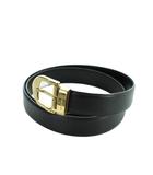 M6832 エピ サンチュール クラシック ノワール レザーベルト ロゴ ゴールド金具 85/34 黒 ブラック ■GY18 /MQ ■OH