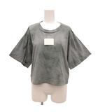 S62GD0112 22SS Tシャツ カットソー 半袖 ワンポイント タイダイ XS グレー /JS ■GY19