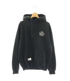 ショット SCHOTT HOODED SWEAT FIRE BUTTERFLY フードスウェットファイアーバタフライ プルオーバーパーカー ロゴ プリント M 黒 ブラック /BB ■GY19