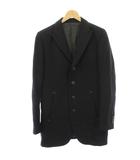 ラウンジリザード LOUNGE LIZARD チェスターコート ウール ミンク混 ミドル 1 黒 ブラック /HN ■GY19