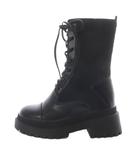 レディ Rady レースアップブーツ ショートブーツ 切替 S 黒 ブラック /SR ■GY64