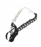 チェーンネックレス アクセサリー 喜平 ロゴ シルバー色 ■GY69 /MQ