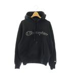 チャンピオン CHAMPION スウェットパーカー プルオーバー ロゴ刺繍 裏起毛 M ブラック /MY ■OS ■GY01