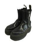 ドクターマーチン DR.MARTENS 2976 MAX チェルシーブーツ レザー 厚底 ショート サイドゴア UK5 24㎝ 黒 ブラック /XZ ■GY99
