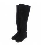 アグ UGG Classic Femme OTK ロングブーツ ムートン スエード 25cm 黒 ブラック 1104610 /FF ■GY19