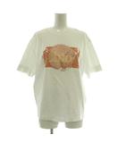 クロエ CHLOE Tシャツ 半袖 ロゴ プリント クルーネック ストレッチ 34 白 ホワイト /BB ■GY19