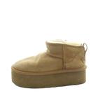 アグ オーストラリア UGG australia Classic Ultra Mini Platform  ムートンブーツ ショートブーツ US6 23.0cm ベージュ 1135092 /MI ■GY12