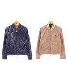 モンクレール MONCLER リバーシブルジャケット ブルゾン ナイロン チェック柄 2 アイボリー レッド ネイビー /DO