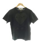 プレイコムデギャルソン PLAY COMME des GARCONS Tシャツ カットソー 半袖 ビッグハート L 黒 ブラック /SS ■OS ■GY12