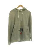 プレイコムデギャルソン PLAY COMME des GARCONS × THE NORTH FACE プルオーバーパーカー L グレー /SS ■OS
