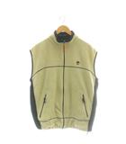 ティンバーランド Timberland ボア ベスト ジップアップ ロゴ XL ベージュ /DF ■GY12
