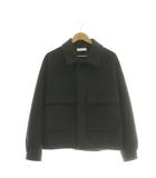  WYM BEAVER MELTON BLOUSON ジャケット シャツブルゾン M チャコール WYjk577 /DF ■GY12