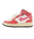 ナイキ NIKE キッズ AIR FORCE MID スニーカー 6.5Y 24.5cm ピンク レッド 518218-101 /SR ■GY01