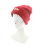 シュプリーム SUPREME Rubber Patch Beanie 帽子 ビーニー レッド 赤 /SR ■GY01