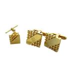 クリスチャンディオール Christian Dior タイタック カフスボタン セット アクセサリー ロゴ ゴールド色 ■GY19 /MQ ■OH