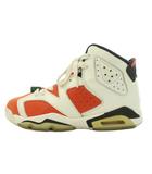 ナイキ NIKE GS Air Jordan 6 Retro Gatorade Like Mike White エアジョーダン6 レトロゲータレードライクマイク ホワイト スニーカー US5Y オレンジ 384665-145 /BB ■GY01