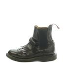 ドクターマーチン DR.MARTENS ショートブーツ タッセル サイドゴア US5 UK3 22.0cm 茶 /MI ■GY12
