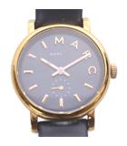 マークバイマークジェイコブス MARC by MARC JACOBS ベイカー 腕時計 クォーツ ロゴ 文字盤ネイビー 紺 MBM1331 /SR ■GY12