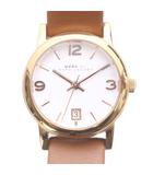 マークバイマークジェイコブス MARC by MARC JACOBS ファロー 腕時計 クォーツ 文字盤ホワイト 3針 茶色 ブラウン MBM1402 /SR ■GY12