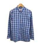 ブルックスブラザーズ BROOKS BROTHERS シャツ 長袖 チェック柄 シャツ S 青 ブルー ボタンダウンカラー 長袖 トップス 4040-1108-00456 /YU ■GY03