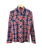 ブルーブルー BLUE BLUE シャツ ネルシャツ 2 マルチカラー チェック柄 長袖 胸ポケット /KK ■GY03