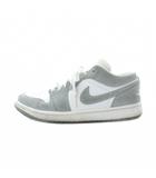 ナイキ NIKE AIR JORDAN 1 LOW スニーカー ローカット シューズ 24.5cm グレー 白 ホワイト dc0774 105 /RI ■OS ■GY01