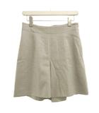フォクシー FOXEY ショートパンツ ボトムス ウール 40 ベージュ 無地 35245-APFN06K /YU ■GY64