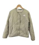 ザノースフェイス THE NORTH FACE キルティングジャケット ブルゾン 子ども服 L ベージュ 裏地ボア 上着 ノーカラー 長袖 NF0A3RTP /YU ■GY19