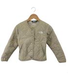 ザノースフェイス THE NORTH FACE キルティングジャケット 上着 裏地ボア キッズ XXS ベージュ ノーカラー 長袖 子ども服 中綿 NF0A3RTP /YU ■GY19