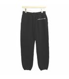 マークジェイコブス MARC JACOBS THE SWEATPANTS スウェットパンツ S 黒 ブラック ロゴ 長ズボン C412C05PF21 /NP ■GY19