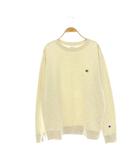 スウェット トレーナー ロゴ 長袖 XL アイボリー c8-w031 /HS ■GY01