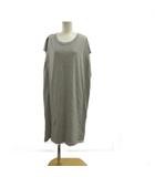 エムエムシックス メゾンマルジェラ MM6 Maison Margiela ノースリーブバックストライプワンピース S グレー ラウンドネック 32CT0865TJ202 /KK ■GY69