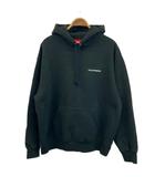 シュプリーム SUPREME 24AW AOI STACKED HOODED SWEATSHIRT パーカー スウェット 長袖 裏起毛 プルオーバー ロゴ 刺繍 L 黒 ブラック /XZ ■GY12