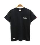 ダブルタップス WTAPS BULLINK社 プリントTシャツ カットソー S 黒 ブラック 半袖 クルーネック トップス /YU ■GY12