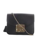 フルラ FURLA メトロポリス ショルダーバッグ クラッチバッグ 2way 黒 ブラック フラップ開閉 /RI ■OS ■GY03