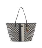 ケイトスペード KATE SPADE トートバッグ 黒 ブラック 白 ホワイト スペード柄 総柄 /RI ■OS ■GY03