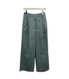 プラダ PRADA 24SS ワイドスラックス パンツ ウール 36 グレー /RY ■GY19