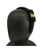 サルヴァトーレフェラガモ Salvatore Ferragamo ヴァラ リボン カチューシャ ヘアアクセサリー ロゴ ゴールド金具 黒 ブラック /XZ ■GY19