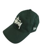 × ステューシー STUSSY 9TWENTY BASIC CAP 帽子 キャップ ロゴ 刺繍 F 緑 グリーン /XZ ■GY19