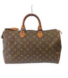 ルイヴィトン LOUIS VUITTON スピーディ 35 モノグラム ボストンバッグ ハンドバッグ PVC レザー 総柄 茶色 ブラウン M41524 /XZ ■GY12