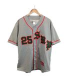 シュプリーム SUPREME 25SS Old English Baseball Jersey オールドイングリッシュベースボールジャージ ゲームシャツ M グレー オレンジ 緑 グリーン 半袖 メッシュ トップス /YU ■GY01