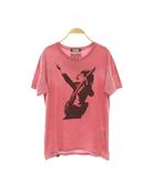 ヒステリックグラマー HYSTERIC GLAMOUR AC/DC Tシャツ 半袖 クルーネック プリント S ピンク /MY ■OS ■GY03