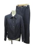 バーバリー ロンドン BURBERRY LONDON セットアップ  2点セット シャツジャケット デニムパンツ  40 インディゴ /SH ■GY19