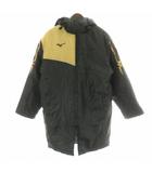 ミズノ MIZUNO ベンチコート ロング 中綿 ロゴ M 黒 ブラック /MW ■GY18