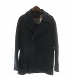 ブラックレーベルクレストブリッジ BLACK LABEL CRESTBRIDGE Pコート ピーコート ウール 裏地チェック L 紺 ネイビー 51F16-616-28 /MW ■GY18