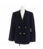 バーバリーズ Burberrys 白タグ 90s ヴィンテージ 紺ブレ テーラードジャケット ブレザー ダブル ピークド 総裏地 金ボタン 11 L 紺 ネイビー ■GY18 /MQ