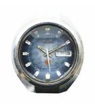 セイコー SEIKO advan アドバン 腕時計 ヴィンテージ アンティーク ウォッチ 自動巻き デイデイト カットガラス 25石 青文字盤 シルバー色 6106-7670 ■GY18 /MQ