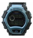 カシオジーショック CASIO G-SHOCK 腕時計 ウォッチ クォーツ デジタル ロゴ カレンダー付き 黒 ブラック 青 ブルー DW-004 ■GY18 /MQ